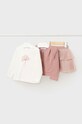 Детский комплект - жакет, лонгслив и юбка Mayoral 2928.4A.Baby.9BYH розовый AW24