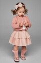 Детский комплект - жакет, лонгслив и юбка Mayoral 2928.4A.Baby.9BYH розовый