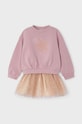Mayoral komplet - bluza i spódnica 4937.6K.Mini.9BYH różowy AW24