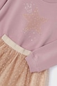 Dziewczynka Mayoral komplet - bluza i spódnica 4937.6K.Mini.9BYH różowy