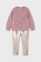 Mayoral komplet dziecięcy aplikacja różowy 4707.6C.Mini.9BYH