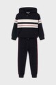 Дитячий спортивний костюм Mayoral дрібний узор чорний 7555.8G.Junior.9BYH