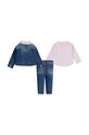 Комплект для немовлят Levi's SHERPA TRUCKER & JEAN 1EK990 рожевий AW24