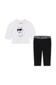 Karl Lagerfeld compleu bebe bumbac alb Z30280.86.94