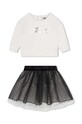 Комплект за бебета Karl Lagerfeld трикотаж бежов Z30283.71.81