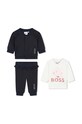 Комплект для младенцев BOSS трикотаж тёмно-синий J51090.86.94