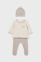 Mayoral Newborn komplet niemowlęcy wzorzyste beżowy 2502.2C.Newborn.9BYH