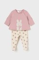 Mayoral Newborn komplet dziecięcy wzorzyste różowy 2504.2G.Newborn.9BYH
