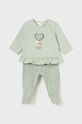 Mayoral Newborn komplet dziecięcy wzorzyste zielony 2504.2G.Newborn.9BYH