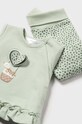 Mayoral Newborn komplet dziecięcy 2504.2G.Newborn.9BYH zielony AW24