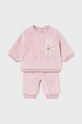 Mayoral Newborn dres niemowlęcy aplikacja różowy 2508.2K.Newborn.G.9BYH