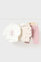 Mayoral Newborn set per bambini pacco da 3 2612.2K.Newborn.9BYH rosa AW24