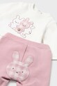 Mayoral Newborn komplet niemowlęcy 3-pack różowy 2612.2K.Newborn.9BYH