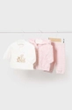 Komplet za bebe Mayoral Newborn 3-pack pletivo roza 2613.2R.Newborn.9BYH