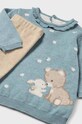 Mayoral Newborn komplet bawełniany niemowlęcy 2703.2P.Newborn.9BYH turkusowy AW24