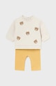 Dziewczynka Mayoral Newborn komplet niemowlęcy 2-pack 2786.2J.Newborn.9BYH żółty