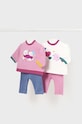 Mayoral Newborn komplet niemowlęcy 2-pack dzianina różowy 2786.2J.Newborn.9BYH