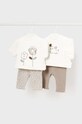 Σετ μωρού Mayoral Newborn 2-pack πλεκτό ύφασμα καφέ 2786.2J.Newborn.9BYH