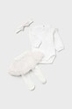 Mayoral Newborn komplet bawełniany niemowlęcy bawełna beżowy 2814.2L.Newborn.9BYH