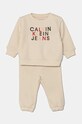 Calvin Klein Jeans trening copii tricotaj bej IN0IN00224.9BYH