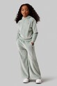 Dječja trenirka Calvin Klein Jeans pletivo zelena IG0IG02732.9BYH.