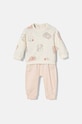 Cпортивний костюм для немовлят United Colors of Benetton трикотаж рожевий 35JLAK00T.G.W.Seasonal