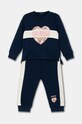 Detská tepláková súprava z bavlny Guess bavlna tmavomodrá A4BG00.KAX73.9BYH