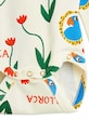 Mini Rodini komplet niemowlęcy Parrots beżowy 2464010700