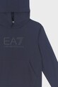 Chlapec Detská bavlnená tepláková súprava EA7 Emporio Armani 6DBV55.BJ05Z tmavomodrá