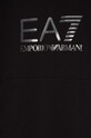 CHLAPEC Dětská bavlněná tepláková souprava EA7 Emporio Armani 6DBV55.BJ05Z černá