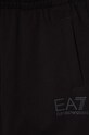 Dětská bavlněná tepláková souprava EA7 Emporio Armani černá 6DBV55.BJ05Z