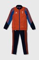 adidas Performance dres dziecięcy JUVE TK SUIT IS5801 pomarańczowy AW24