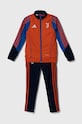 adidas Performance dres dziecięcy JUVE TK SUIT IS5801 pomarańczowy AW24