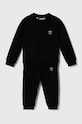 adidas Originals dres dziecięcy CREW SET IW1021 czarny AW24