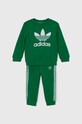 adidas Originals dres dziecięcy CREW SET dzianina zielony IX5153