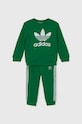adidas Originals trening copii CREW SET tricotaj verde IX5153