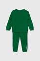 adidas Originals dres dziecięcy CREW SET IX5153 zielony AW24