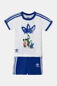 adidas Originals komplet bawełniany dziecięcy x Disney nadruk niebieski IX6426