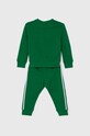 adidas Originals dres dziecięcy TREFOIL CREW SE IY4783 zielony AW24