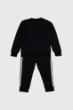 Хлопчик Дитячий спортивний костюм adidas Originals TREFOIL CREW SE IY4784 чорний