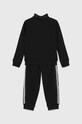 adidas Originals trening copii CREW SET HZ IY4818 negru AW24