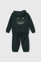 Dětská tepláková souprava adidas Originals HOODIE SET IY9527 zelená AW24
