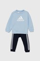 adidas trening copii I BOS LOGOOG tricotaj albastru IY9957