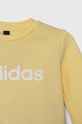 Κοριτσίστικα Παιδική φόρμα adidas I LIN FLOG IZ4970 κίτρινο