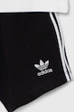 adidas Originals set de bumbac pentru bebelusi SHORT TEE SET alb JE0521