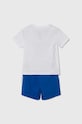 adidas Originals compleu copii SHORT TEE SET JE0525 albastru AW24