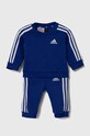 Βρεφική φόρμα adidas I 3SOG πλεκτό ύφασμα σκούρο μπλε IZ4986