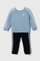 Cпортивний костюм для немовлят adidas I 3SOG трикотаж блакитний IZ4987