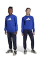 Παιδική φόρμα adidas J BL FL TS πλεκτό ύφασμα σκούρο μπλε IV7307