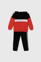 adidas dres dziecięcy I 3S TIB FL TS IW3491 czerwony AW24